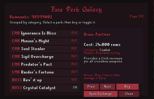 Fate perk gallery